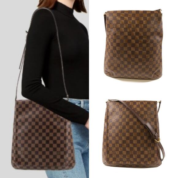 💎✨Authentic✨💎Louis Vuitton Musette GM Damier Ebene Crossbody bag - Picture 1 of 15